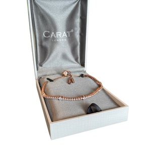 Carat London Phoebe Bracelet Rose Gold
